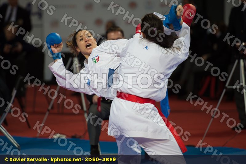-61 kg female Gradowska Justyna Italy KO kumite Pasqua Laura Pol