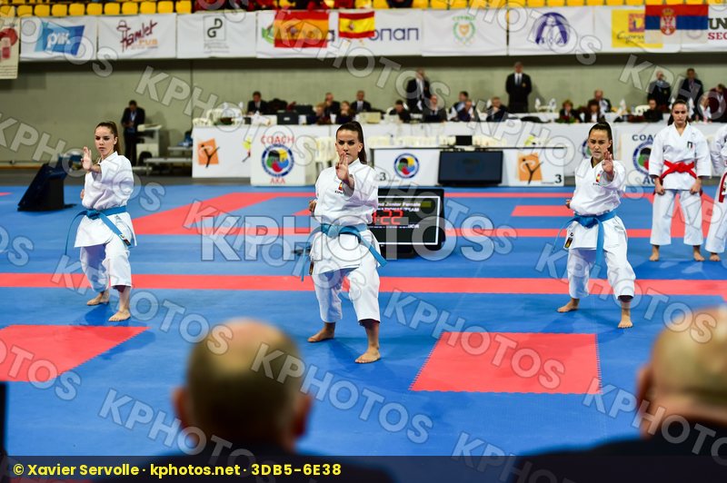 Cadets et Juniors DaeDo Female Kata Spain team
