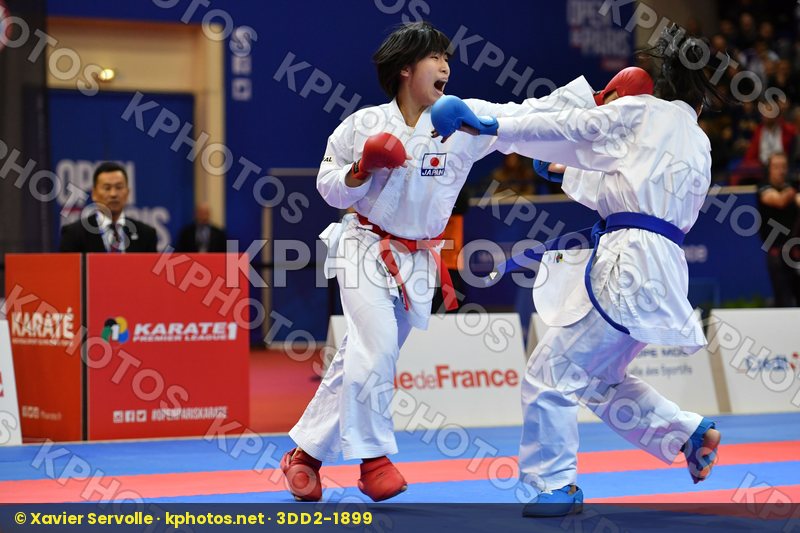 Female kumite -61 kg France Ignace Lucie Japan Someya Mayumi