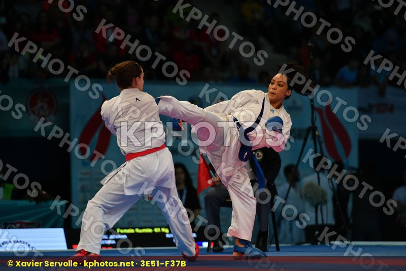 Female kumite -61 kg France Ignace Lucie Prekovic Jovana Serbia