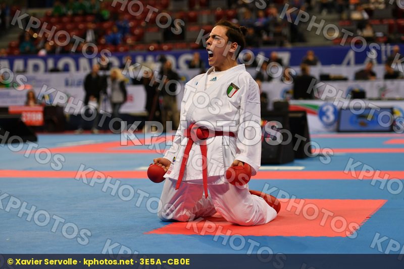 Cadet kumite male -52 kg, Ciarloni Mattia, El yazidi Bilal, Fran
