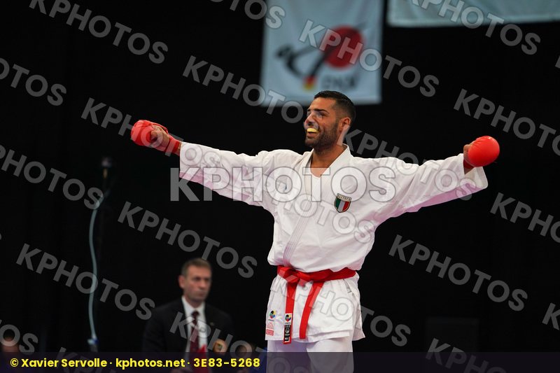 Busa Luigi Italy Male kumite -75 kg Otabolaev Dastonbek Uzbekist