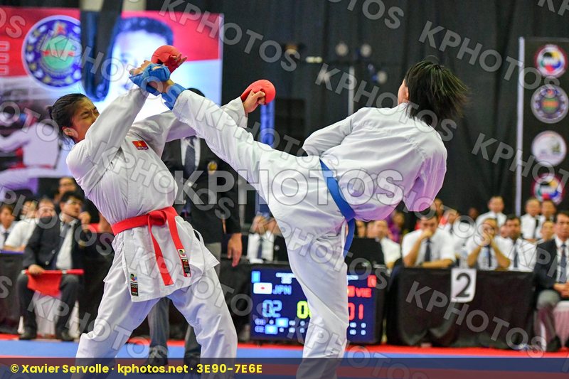 Japan Kikuchi Mizuki Nguyen Thi Viet Trinh U21 Kumite Female -68