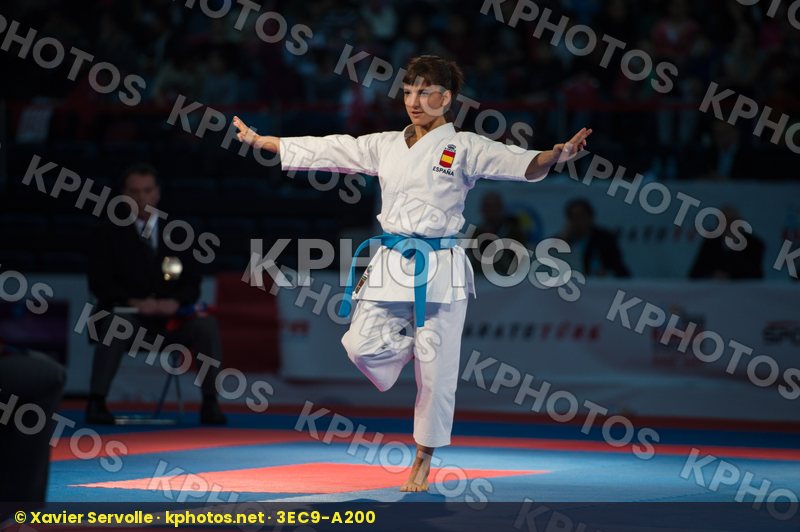 female finals kata kumite Sanchez Jaime Sandra Spain