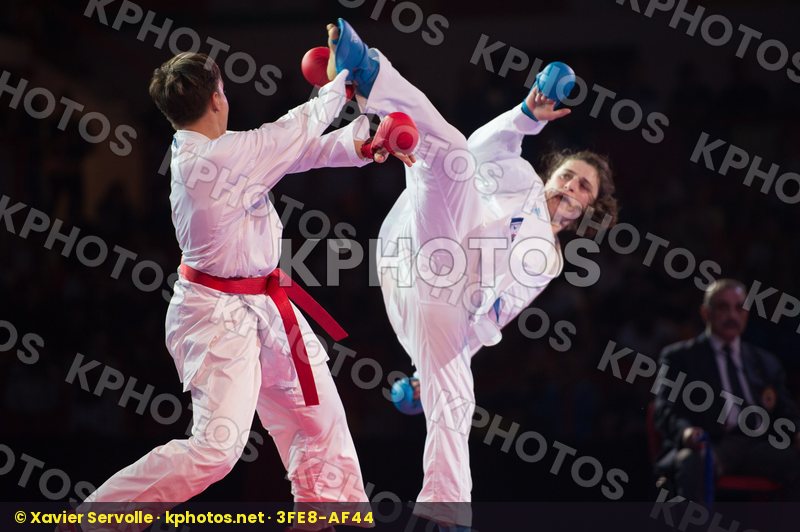 -68 Kg Dubai Female final Italy kumite Russian Federation Semera