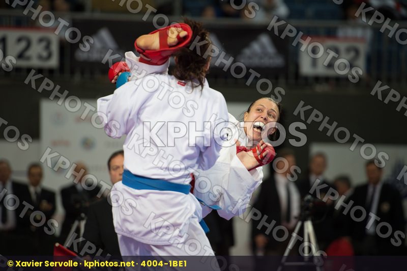 female kumite Montenegro Russian Federation team top