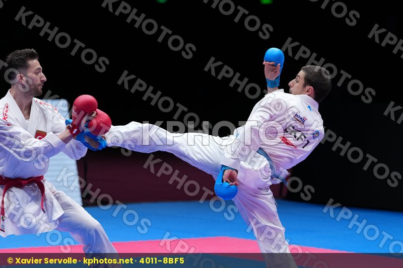 OZER OMER_ABDURRAHIM (TURKIYE) vs OGANNISIAN IURIK (EKF-1) in Male Kumite -67 Kg - Final Bout