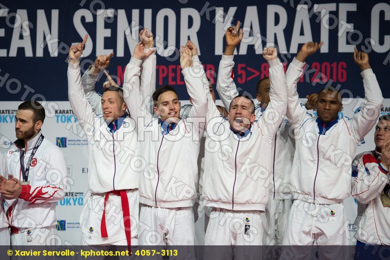 france kata Male podium team