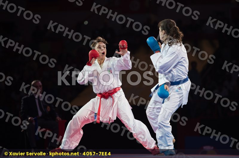 -68 Kg Dubai Female final Italy kumite Russian Federation Semera