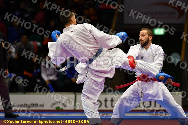 Ameknassi Abdessalam Gomez Matias Male kumite -60 kg Morocco Spa