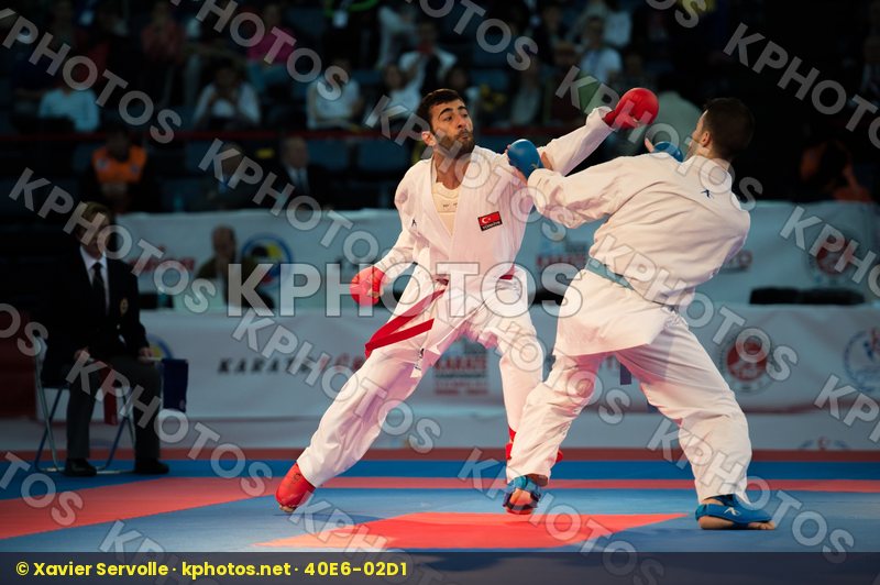 -84 kg Aktas Ugur bronze match Greece kumite male Turkey Tzanos