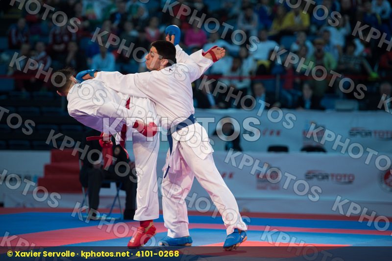 -75 kg bronze match Busa Luigi Eltemur Erman finals Italy kumite