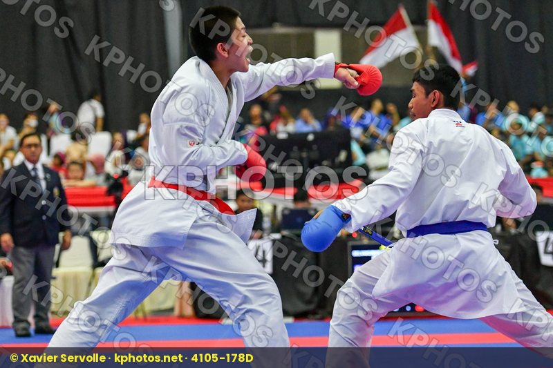 Japan Junior Kumite Male -76 Kg Malaysia Sakiyama Yusei Selvakum