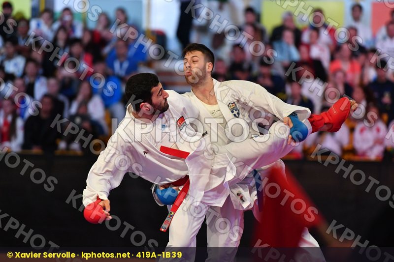 Aktas Ugur Greece Male kumite -84 kg Turkey Tzanos Georgios