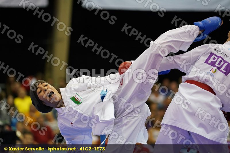 Algeria Besbes Lydia Female Kumite -50kg Nowakowska Madgalena Poland