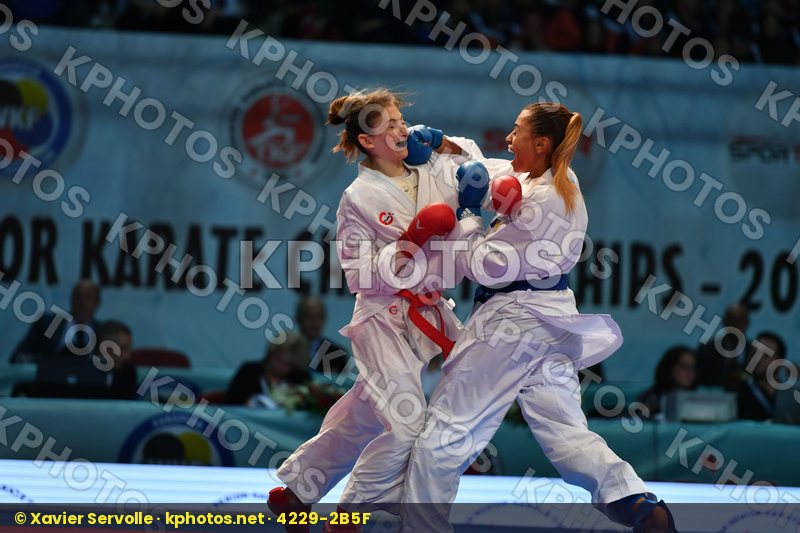 Female kumite -55 kg France Fyr of macedonia Georgieva Jovana Th