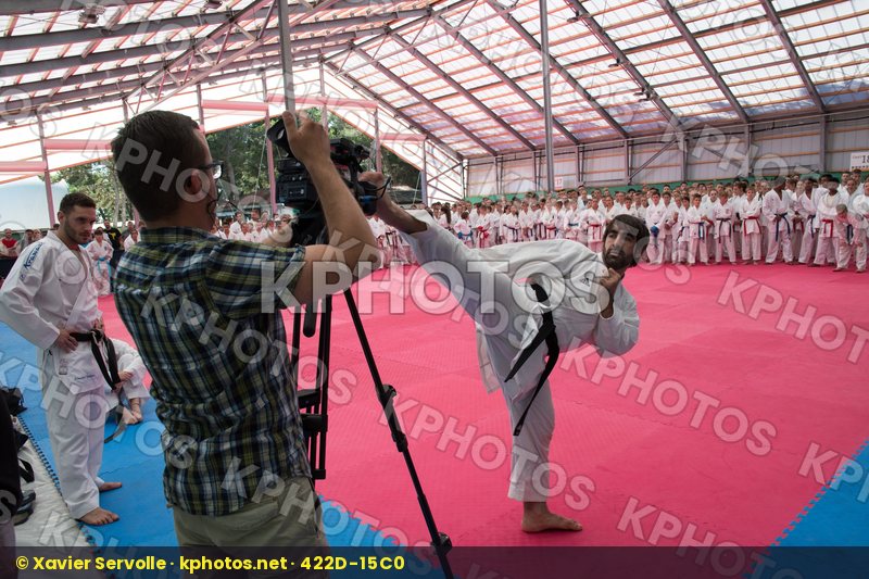 Interview of Rafael AghayevPhoto of WKF youth training camp N°16