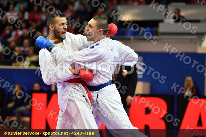 El sharaby Ahmed Horuna Stanislav Italy Male kumite -75 kg Ukrai