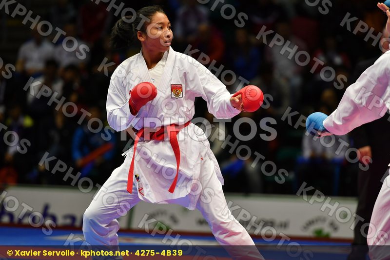 Coky Cokorda Istri Female kumite -55 kg Indonesia Kazakhstan Muk