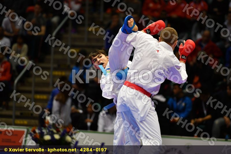 Kalnins Kalvis Latvia Male kumite -60 kg Saymatov Sadriddin Uzbe