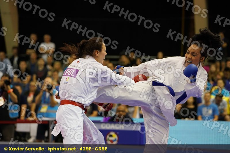 Female Kumite -61kg France Gradowska Justyna Ignace Lucie Poland
