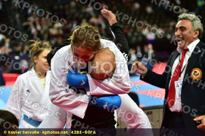 Azerbaijan coach kumite team victory