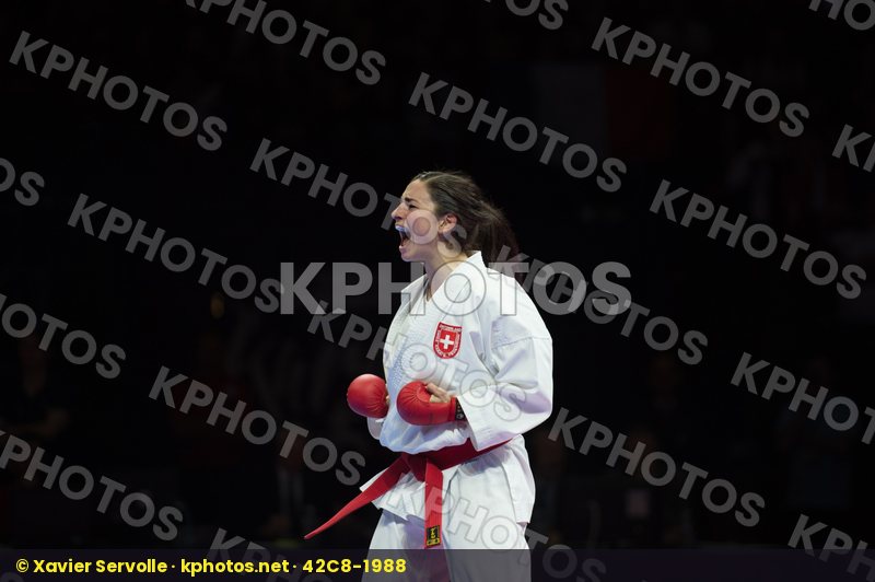 Austria Buchinger Alisa Female Kumite -68 Kg final Quirici Elena