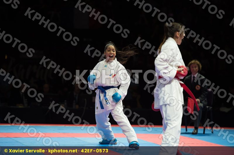 -61 Kg Coban Merve Female final france Ignace Lucie kumite Turke
