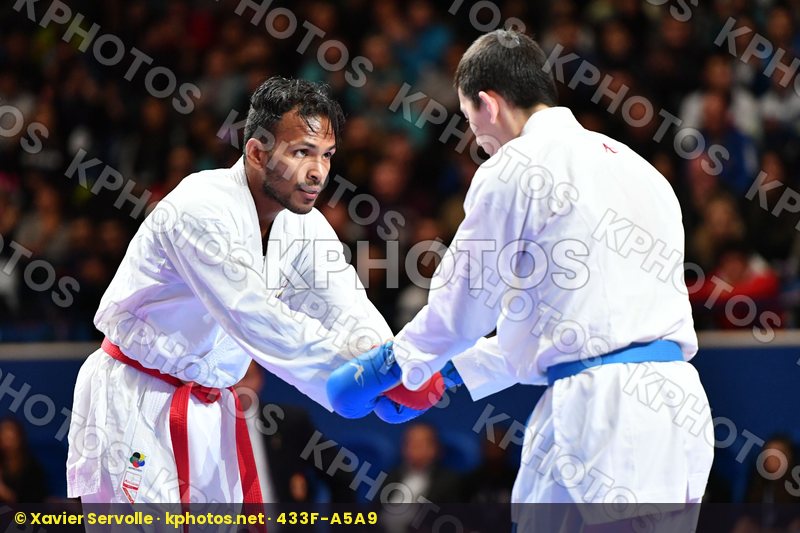 Kazakhstan Madera Andres Male kumite -67 kg Sagandykov Rinat Ven