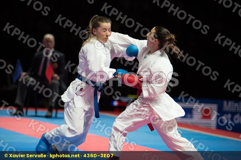 -50 Kg Female final france kumite Ozcelik Serap Recchia Alexandr