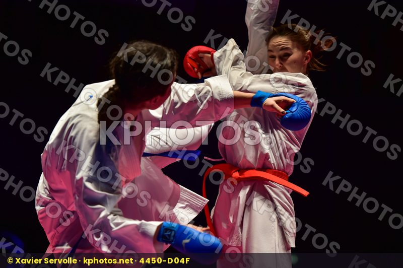 -68 kg France Gafurova Guzaliya Kazakhstan kumite Panetsidou Vas