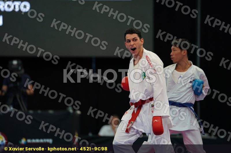 Brazil Figueira Vinicius Gomyo Hiroto Japan Male kumite -67 kg