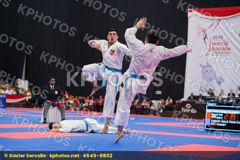 cadet Junior Kata male team Turkey