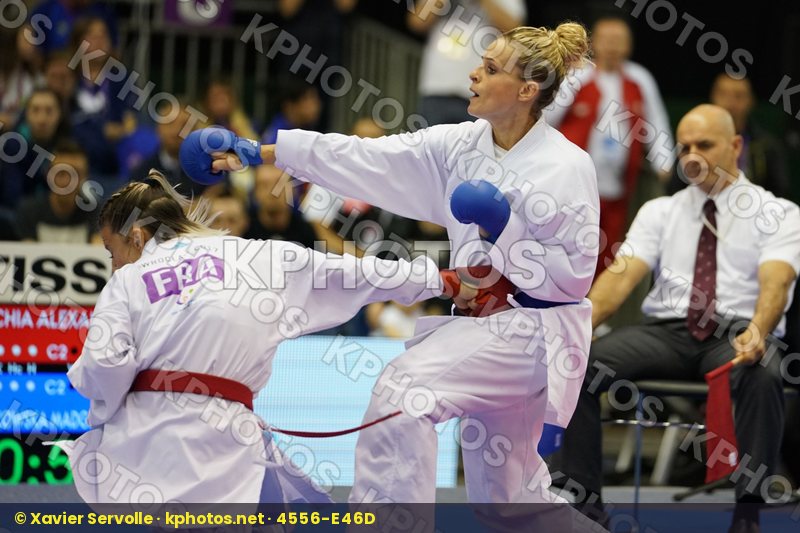 Female Kumite -50kg France Nowakowska Madgalena Poland Recchia Alexandra