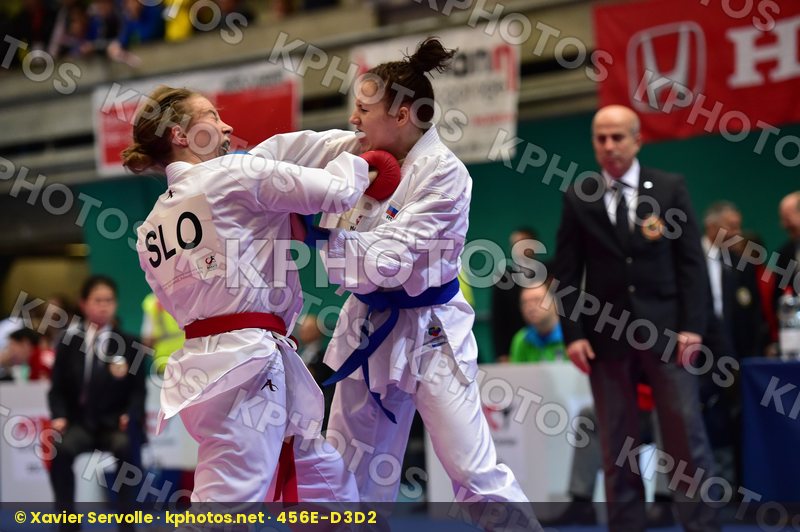 -61 Kg -61kg female Florjancic Kati kumite Kuznetsova Anastasia