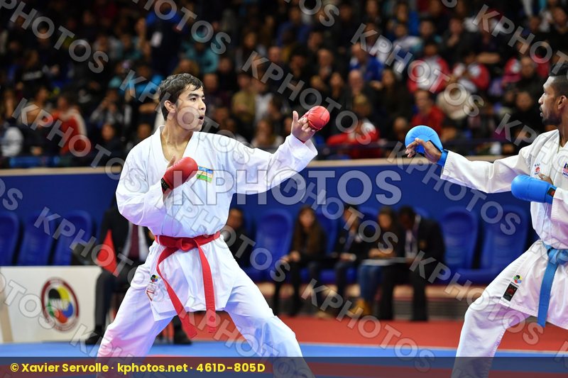 Malaysia Male kumite -60 kg Saymatov Sadriddin Selvarajoo Senthi