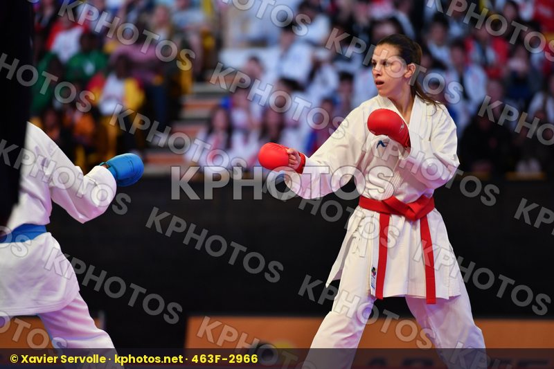Chinese taipei Female kumite -50 kg Ku Tsui-ping Milivojcevic Je