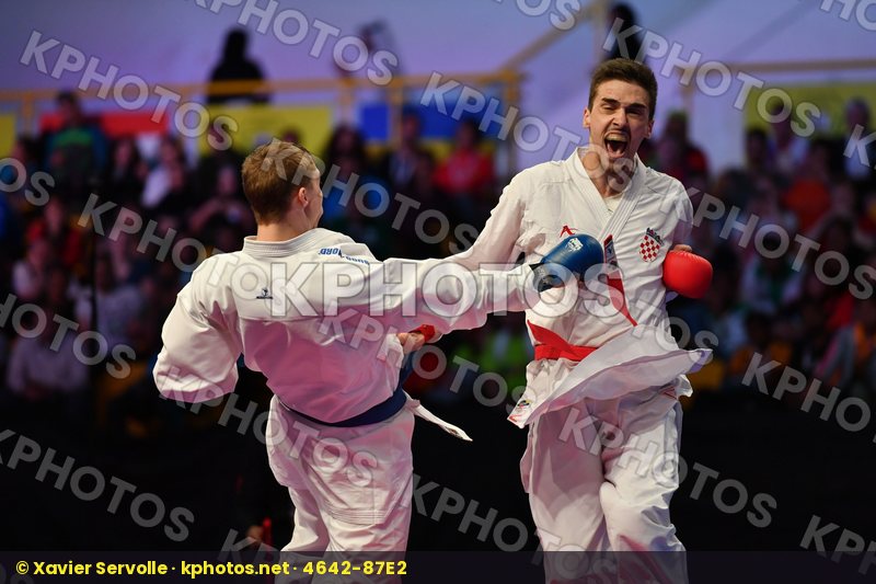 Croatia Granovesov Ilya Kvesic Ivan Male kumite -84 kg Russian f