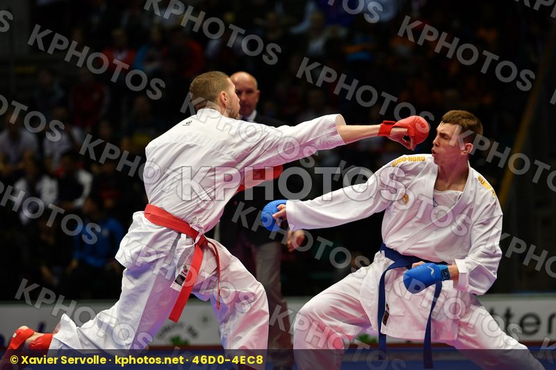 Chobotar Valerii Hungary Karaqi Alvin Kosovo Male kumite -84 kg