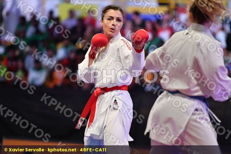 England Female kumite -68 kg Greece Karwacinski Kate Panetsidou