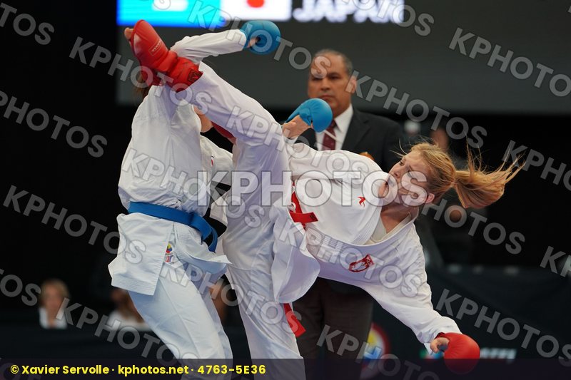Elwart Sara Female kumite -61 kg Iwato Misa Japan Poland
