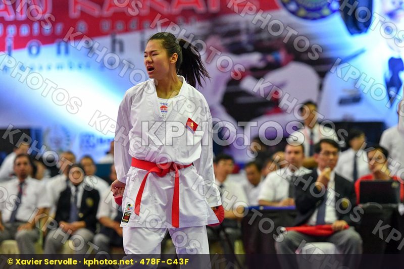 Japan Moriguchi Ayami Nguyen Thi Ngoan U21 Kumite Female -61 Kg