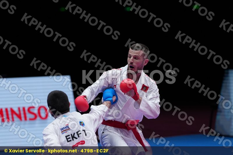 ARIFI ORGES (ALBANIA) vs AKHMEDOV AKHMED (EKF-1) in Male Kumite -60 Kg - Final Bout