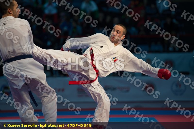 -75 kg bronze match Da Costa Logan finals France kumite Latvia m