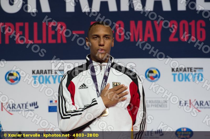 84+ Kg Germany Horne Jonathan kumite Male podium