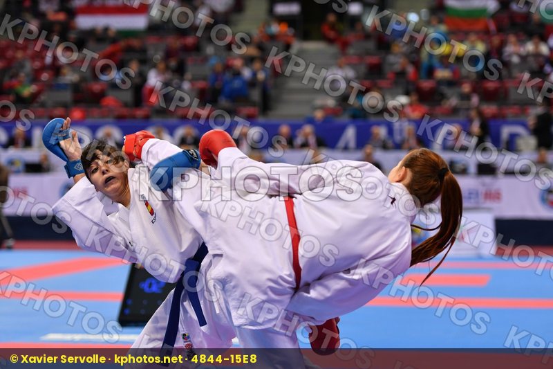 Espinosa lopez Maria Miastkovska Anastasiia Spain U21 kumite fem