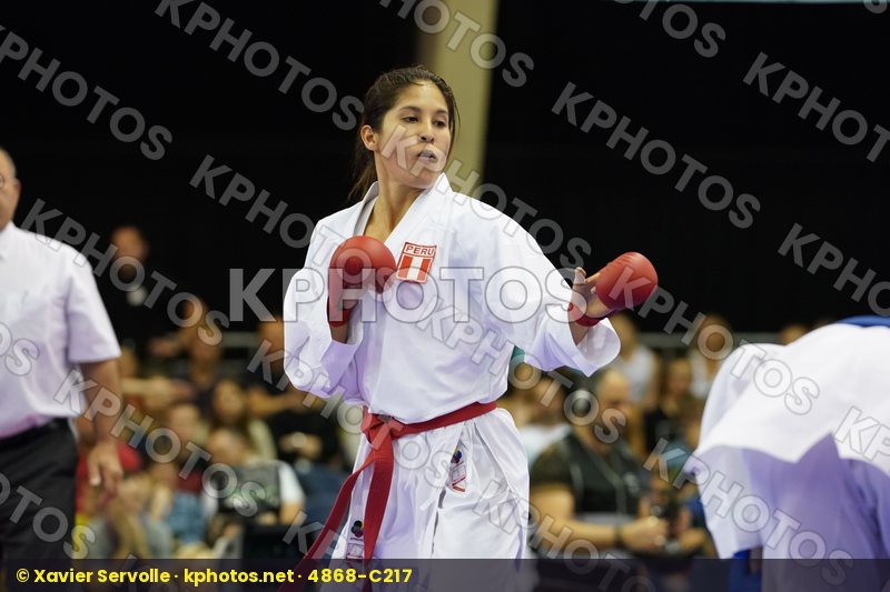 Female Kumite -61kg Grande Alexandra Peru Serogina Anita Ukraine