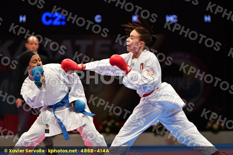 Abdelkder Israa Cardin Sara Female kumite -55 kg Italy Morocco