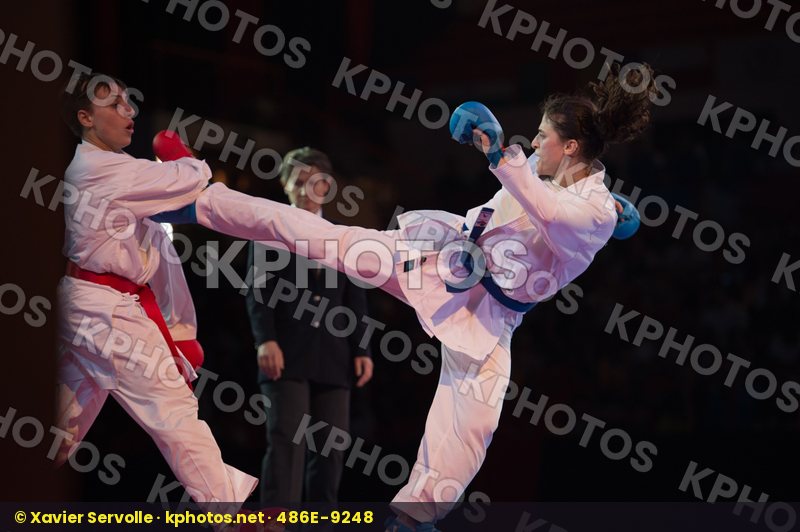 -68 Kg Dubai Female final Italy kumite Russian Federation Semera