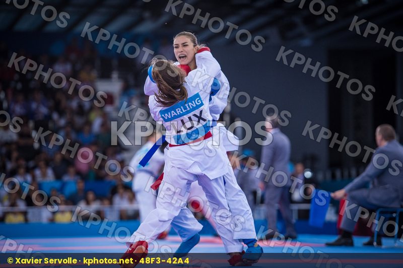 -55 kg Croatia day1 Kovacevic Jelena kumite Luxembourg qualifica